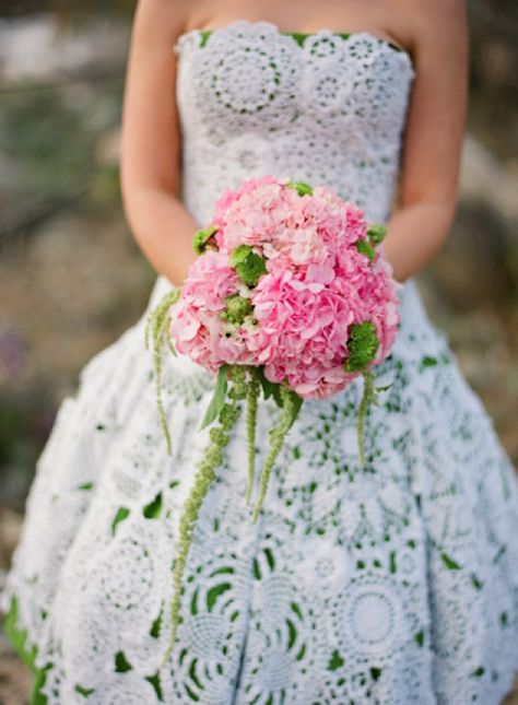 Doily wedding