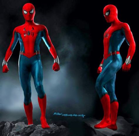 Spiderman Apocalypse Spiderman, Original Spiderman Suit, Beyonder Spiderman, Spiderman Suit Concept Art, Suit Concept Art, Original Spiderman, Spider Man Animated Series, Task Master, Spiderman Suit