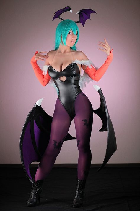 Morrigan Cosplay, Best Cosplay, Cosplay Outfits, Cool Costumes, Cosplay Anime, Cosplay Costumes, Wonder Woman, Anime