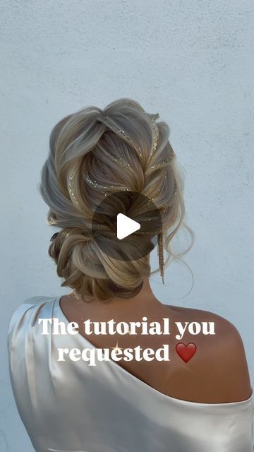 Glitter Updo Hair, Glitter Updo, Gala Hair, Diy Prom, Hair Formal, Hope You, Lantern Sleeved Blouses, Instagram Tutorial, Senior Prom