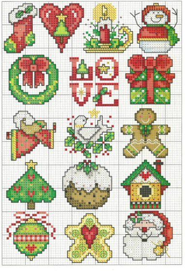 sam1 Christmas Cross Stitch Patterns Free, Cross Stitch Christmas Cards, Holiday Cross Stitch, Xmas Cross Stitch, Small Cross Stitch, Cross Stitch Christmas Ornaments, Pola Kristik, Mini Cross Stitch, Pola Sulam