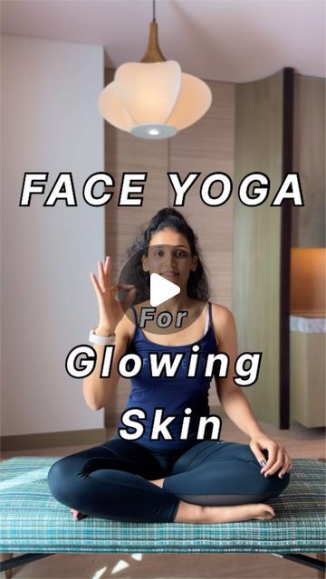 Nidhi Deolekar on Instagram: "FACE YOGA: Skip Cosmetics & Glow Naturally With Face Yoga" Yoga For Better Skin, Yoga For Skin Problems, Skin Glowing Exercise, Skin Yoga Face Exercises, Yoga For Glowing Skin Beauty, How To Glow Up Skin, Facial Yoga For Glowing Skin, Face Glow Yoga, Face Glow Exercise