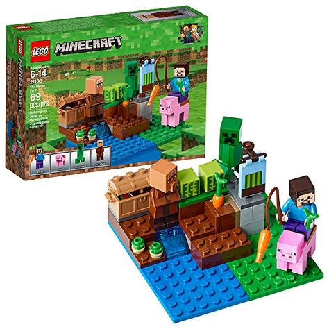 Minecraft Lego, Minecraft Video Games, Minecraft Toys, Lego Toy, Lego Minecraft, Lego Pieces, How To Play Minecraft, Lego Toys, Indoor Toys