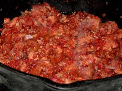 Sweet Stewed Tomatoes Recipe, Stewed Tomatoes Recipe With Bread, Breaded Tomatoes Recipe, Stewed Tomatoes Recipe, Stewed Tomato Recipes, Tomato Gravy Recipe, Tomato Dishes, Tomatoes Recipe, Tomato Gravy