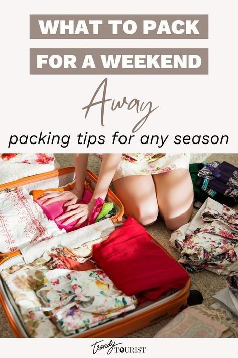 Long Weekend Packing List, Long Weekend Packing, Tourist Fashion, Weekend Packing List, Packing For A Trip, Weekend Packing, Pack Like A Pro, Excess Baggage, Fashion Staples