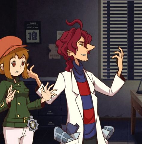 Layton Brothers Mystery Room - Lucy Baker And Alfendi Layton Alfendi Layton, Alexa Play Despacito, Layton Brothers Mystery Room, Mystery Room, Video Game Concept, Ghost Trick, Professor Layton, Phoenix Wright, Danganronpa Memes