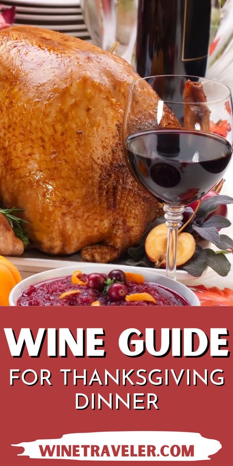 Wine Guide for Thanksgiving Dinner. Because Thanksgiving includes the main star – turkey – and many sidekicks, we’ve chosen a range of tried-and-true pairings for everyone’s favorite Thanksgiving dishes. The good news is that there is a wide range of options available to match everyone’s preferences. We delight in sharing the day and the meal with friends and family, so be sure to destress and enjoy whatever wine you personally love! Wines For Thanksgiving, Best Wine For Thanksgiving Dinner, Thanksgiving Wine Pairing, Thanksgiving Turkey Recipes, Thanksgiving Turkey Recipe, Thanksgiving Wine, Travel Foodie, Wine Education, Turkey Recipes Thanksgiving