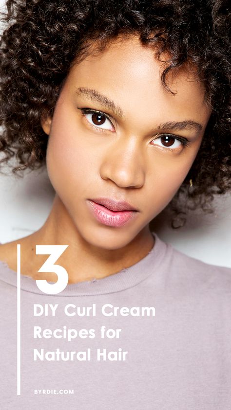 DIY curl cream recipes for natural hair Diy Curl Cream, Hair Spray For Curls, Natural Hair Spray, Diy Curls, Mielle Organics, Hair Mask For Damaged Hair, Natural Hair Diy, Natural Hair Mask, Diy Shampoo