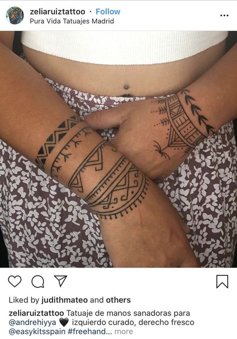 Native Arm Band Tattoo For Women, African Band Tattoo, Indigenous Tattoos For Women, Ethnic Tattoos For Women, Indigenous Tattoo Ideas For Women, Maori Tattoo Designs Women Arm, Henna Arm Band, Cuff Tattoo For Women, Mayan Tattoos For Women