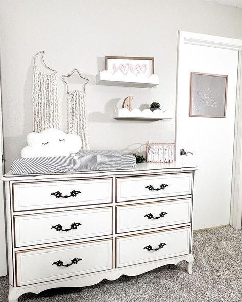 Star And Cloud Nursery, Cloud And Stars Nursery, Cloud Moon Stars Nursery, Floral Moon Nursery, Sun Moon And Stars Nursery Theme, Star Moon Nursery, Nursery Ideas Moon And Stars, Moon And Stars Nursery Girl, Sun Moon Stars Nursery