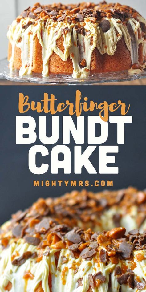 Perfect Pound Cake, Bunt Cake Recipe, Butterfinger Cake, Bundt Pan Recipes, Easy Bundt Cake Recipes, Bundt Recipes, Moist Cake Recipe, Easy Bundt Cake, Dessert Halloween