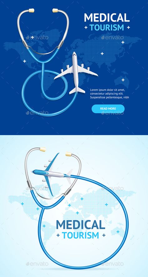 Medical Tourism Concept Banner Card #Tourism, #Medical, #Concept, #Card Medical Tourism Design, Medical Advertising Design, Medical Tourism Logo, Medical Creative Ads, Tourism Poster Design, Medical Ads, Medical Advertising, Healthcare Ads, Medical Poster