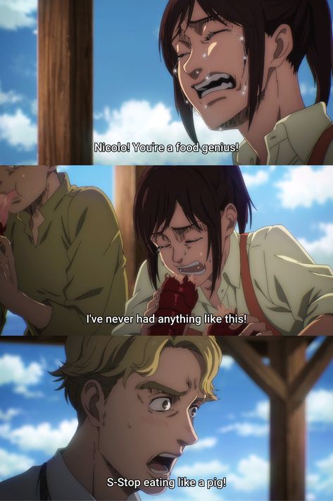 Sasha X Nikolo, Sasha Aot, Sasha Braus, Attack On Titan 2, Action Anime, Attack On Titan Aesthetic, Aot Memes, Real Anime, Attack On Titan Fanart