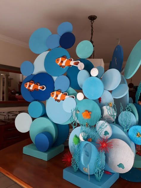 Underwater Classroom Decor, Scuba Vbs, Underwater Party, Under The Sea Decorations, Decoration Vitrine, Underwater Theme, Ocean Birthday, Classroom Christmas, Vbs 2024