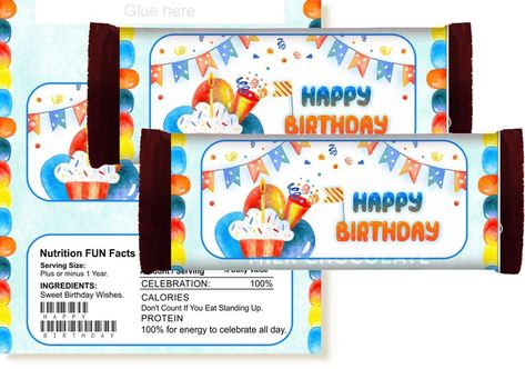 Happy Birthday Candy Bar Wrappers Happy Birthday Candy Bar Wrappers Free, Candy Bar Covers, Birthday Candy Bar, Birthday Candy Bar Wrappers, Candy Bar Wrapper Template, Hershey Bar Wrappers, Candy Bar Birthday, Student Desk, Hershey Bar