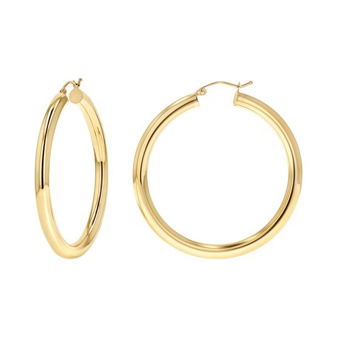 Tube Hoop Earrings, Golden Hoops, Gold Filled Hoops, Golden Earrings, Loop Earrings, Earring Sale, Gold Hoops, Gold Hoop, Gold Hoop Earrings