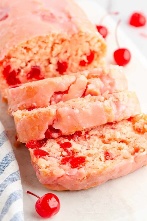 Cherry Bread Carrot Zucchini Bread, Nut Loaf, Pineapple Bread, Cherry Bread, Pineapple Glaze, Orange Bread, Zucchini Banana Bread, Cranberry Orange Bread, Almond Bread