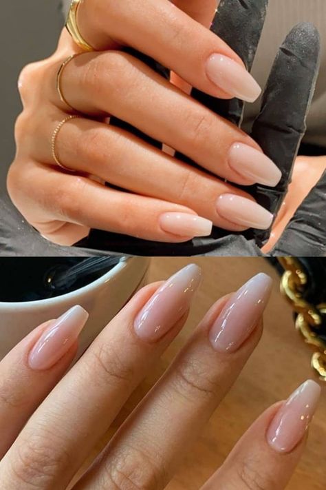 Natural Looking Nail Extensions, Natural Gel Extensions, Nude Nails Coffin, Nails Tapered Square, Medium Coffin Nails, Natural Wedding Nails, Natural Acrylic, Cozy Colors, Engagement Nails