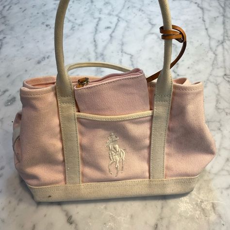 Ralph Lauren pink canvas handbag Ralph Lauren Bags Handbags, Ralph Lauren Bag, Ralph Lauren Fragrance, Ralph Lauren Handbags, Ralph Lauren Bags, Pink Canvas, Pretty Bags, Canvas Handbags, Bag Canvas