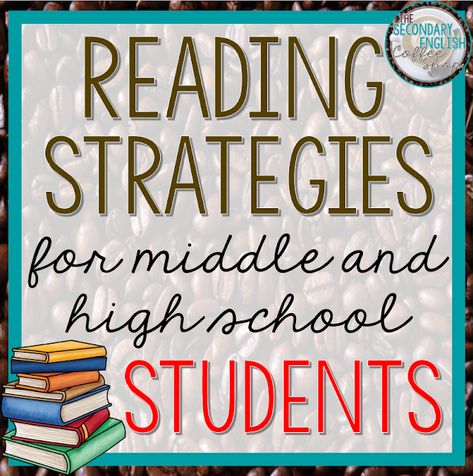 Reading Intervention Middle School, English Coffee Shop, Middle School Reading Comprehension, High School Reading, Reading Strategy, Teaching High School English, 6th Grade Reading, Secondary English, Build Community