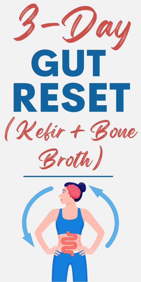 Revitalize your digestion with a 3-day gut reset using kefir and bone broth! This article provides a simple plan to help restore gut health, reduce bloating, and boost your immune system. Perfect for anyone looking to reset and refresh their digestive system naturally. Resetting Gut Health, Foods To Reset Your Gut, Fasting For Gut Health, Gut Reset Diet Plan, How To Restore Gut Health, Restoring Gut Health, Detox For Gut Health, How To Reset Your Gut, Bowel Cleanse One Day