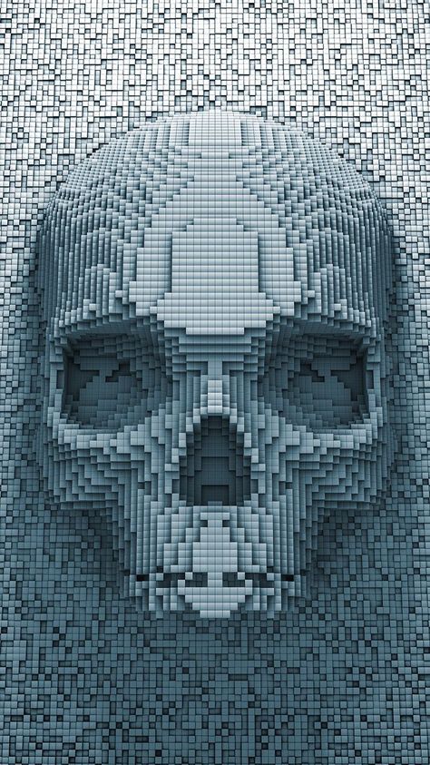 Minecraft Mosaic Floor, Minecraft Skull Build, Minecraft Skull, Pixelart Minecraft, Minecraft Statues, Bangunan Minecraft, Easy Minecraft Houses, Minecraft Castle, Diy Minecraft