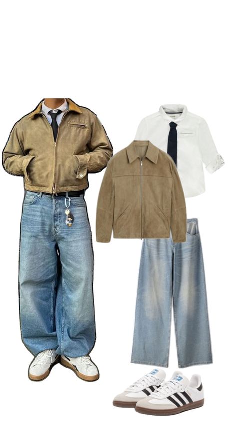 Retro Aesthetic Outfit For Men, Seattle Outfits Men, Male Classy Outfits, Mens Outfit Collage, Men Outfit Collage, Men’s Fashion Outfits 90s, Mens Basic Wardrobe Essentials, Country Fashion For Men, Men’s Spring Outfits