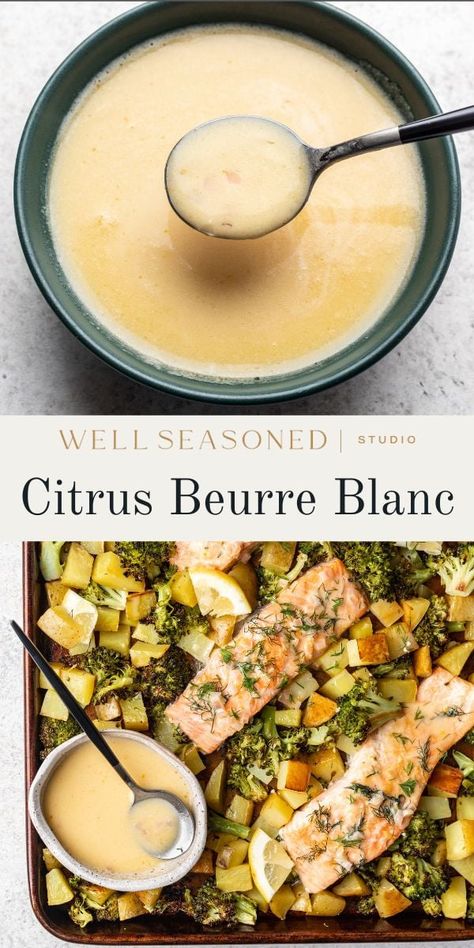 Fish With Beurre Blanc Sauce, Citrus Butter Sauce, Citrus Buerre Blanc Sauce, Lemon Caper Buerre Blanc Sauce, Orange Beurre Blanc Sauce, Lemon Buerre Blanc Sauce Easy, Lemon Buerre Blanc Sauce Recipe, Bur Blanc Sauce, Sea Bass Sauce Recipe