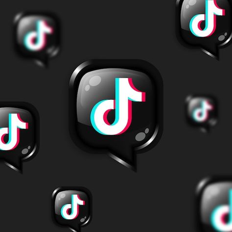 Vector social media floating tiktok icon... | Premium Vector #Freepik #vector #like-3d #social-media-likes #like-share #tiktok-3d Like Follow Share Icon, Social Media Tiktok, Tiktok Likes, Tiktok Icon, Book Cover Page, About Social Media, Share Icon, Event Logo, Edit Music