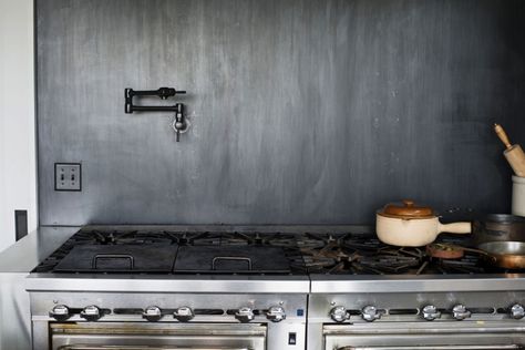 Kitchen of the Week: A Hacienda Kitchen in Sonoma’s Hippest Winery Tile Backsplash Around Window, Farmhouse Backsplash Kitchen, Backsplash Around Window, Scribe Winery, Window Farmhouse, Hacienda Kitchen, Kitchen Tile Backsplash, Spanish Style Kitchen, Brick Backsplash Kitchen