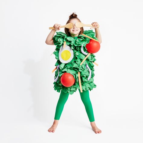 Salad Costume, Tomato Costume, Halloween Costume Ideas For Kids, Costume Ideas For Kids, Diy Salad, Original Halloween Costumes, Sew Halloween Costume, Halloween Street, Best Costumes