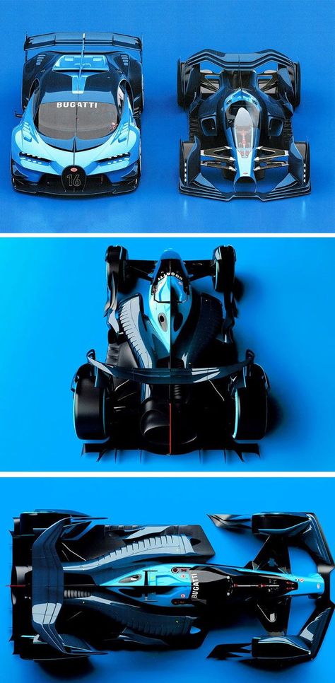 Concept Cars Futuristic, Bugatti F1, F1 Car Design, Bugatti Concept Cars, Bugatti Design, Concept Race Car, Bugatti Vision Gt, The Most Expensive Car, F1 Concept Car