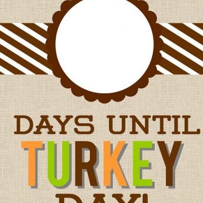 Thanksgiving countdown. Print out, put in a frame, use dry erase marker to write. Thanksgiving Countdown, Countdown Activities, Thanksgiving Preschool, Dry Erase Calendar, Day Countdown, Thanksgiving Traditions, Free Thanksgiving, Turkey Day, Thanksgiving Printables