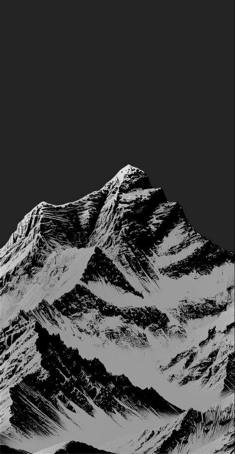 Everest Wallpaper, Dark Mode Wallpaper, Wallpapers Dark, Dark Mode, Black Stickers, Grey Wallpaper, Photo Design, Dark Wallpaper, Phone Backgrounds