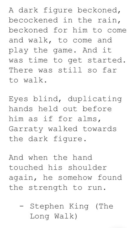 The Long Walk Stephen King, Needful Things Stephen King, Stephen King Needful Things, Stephen King On Writing Book, Later Stephen King Book, The Long Walk, Creative Bookmarks, Long Walk, Long Walks