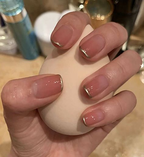 Subtle Nails, Simple Gel Nails, Minimal Nails, Blush Nails, Pretty Gel Nails, Soft Nails, Nail Swag, Fake Nail, Dream Nails