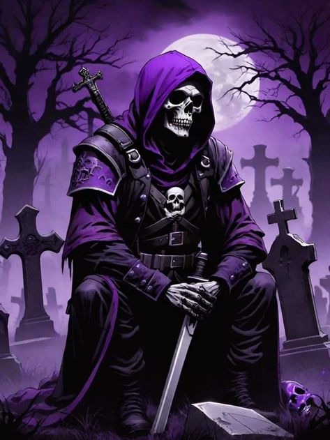 Grim Reaper Art, Warrior Concept Art, Halloween Wallpaper Backgrounds, The Grim Reaper, Batman Pictures, Android Wallpaper Art, New Tattoo Designs, Mythology Tattoos, Vampires And Werewolves