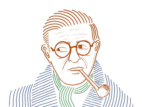 Sartre Tattoo, Jean Paul Sartre, Mark Rothko, Friedrich Nietzsche, Philosophers, Scenery Wallpaper, Jean Paul, Love Letters, Authors