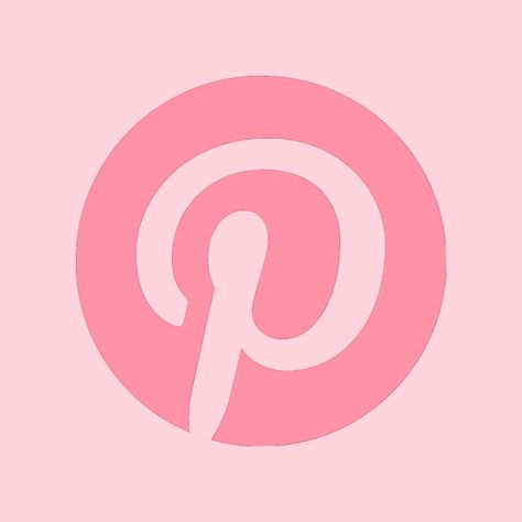 Pink Episode App Icon, Pinterest Icon Aesthetic Pink, Pinterest Logo Pink, Pinterest Icon Pink, Pink Pinterest Icon, Pinterest Icons, Episodes App, Pink Desktop, Icon Phone