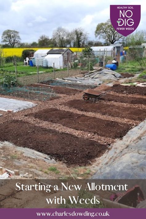 Allotment Ideas Inspiration, Allotment Plan, No Till Farming, Dig Gardens, Allotment Gardening, Starting A Vegetable Garden, Permaculture Gardening, Market Garden, Food Forest