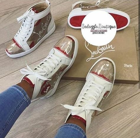 Louboutin Sneakers Women, Drip Shoes, Louboutin Shoes Women, Designer Sneakers Women, Louboutin Sneakers, Christian Louboutin Sneakers, Best Classic Cars, Cute Sneakers, Colorful Shoes