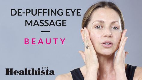 Puffy Eyes Remedy, Eye Massage, Face Yoga Exercises, Anti Aging Mask, Facial Yoga, Creme Anti Age, Face Exercises, Yoga Iyengar, Yoga Facial