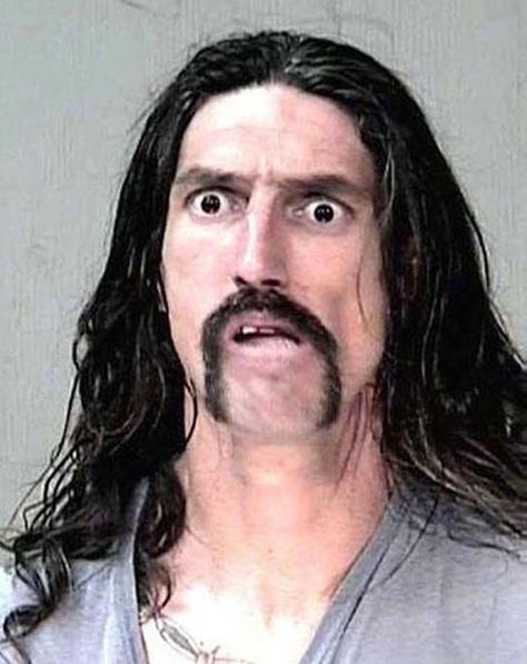 Funny Mugshots Stupid Criminals Hilarious Mugshots Crazy Wild Bizarre WTF Best Mugshots Great Funny Mugshots, Creepy Funny, Meme Maker, Native American Tribes, Interesting Faces, Bad Hair, Underworld, Mug Shots, Funny Mugs