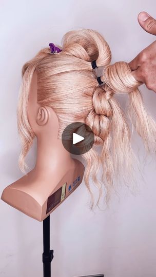 26K views · 1.4K reactions | ✨💕 EASY, CUTE MOHAWK STYLE HAIR UP DO USING PONYTAILS! ✨💕 Hair Up Do Tutorials @markjohnhair LONDON 
.
.
#updo #updos #hairup #hairups #hairtutorial #hairfashion #hairideas #mohawk #hairvideos #hairvideo #ponytail #hairreels #réel #reel #reels #igreels #weddinghair #bridalhair #bridalhairstyle #hairart #hairartist #hairartistry #artist #art #cute #cutehairstyles #hairtransformation #easyhairstyles #easydiy #easyart | Mark Nelson-Wolter | coldbrew.wav · candy coated raindrops Mohawk Updo, Hair Up Do, Mohawk Styles, Wedding Updo, Art Cute, Artistic Hair, Style Hair, Hair Transformation, Hair Art