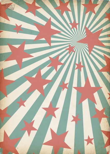 Stars Easy Background, Vintage Backgrounds, Ipod Wallpaper, Retro Stars, Vintage Circus Posters, Carnival Art, Handy Wallpaper, Vintage Stars, Star Vintage