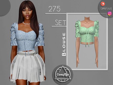 Mommy Outfits, Sims 4 Dresses, Marvelous Designer, Cc Sims, Sims 4 Game, Girls Blouse, Sims 4 Clothing, Sims Mods, Sims 4 Cc