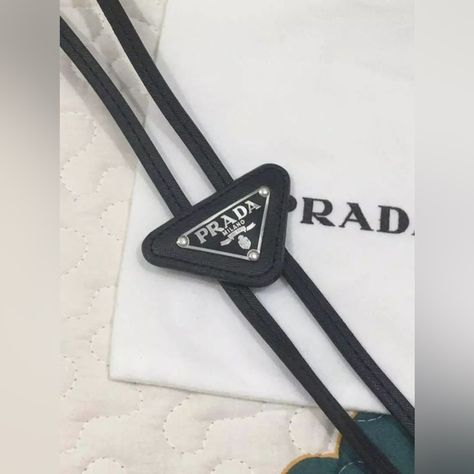 Prada bolo tie unisex Prada Bolo Tie, Bolo Tie, Prada, Weddings, Jewelry Designer, Vintage Fashion Trends, Plus Outfits, Fashion Dresses, Designer Handbags