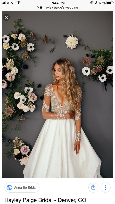 Chic Bridal Dress, Paige Wedding Dress, Hayley Paige Bridal, Hayley Paige Wedding, Hayley Paige Wedding Dress, Wedding Dresses 2018, Hayley Paige, Fall Wedding Colors, Colored Wedding Dresses