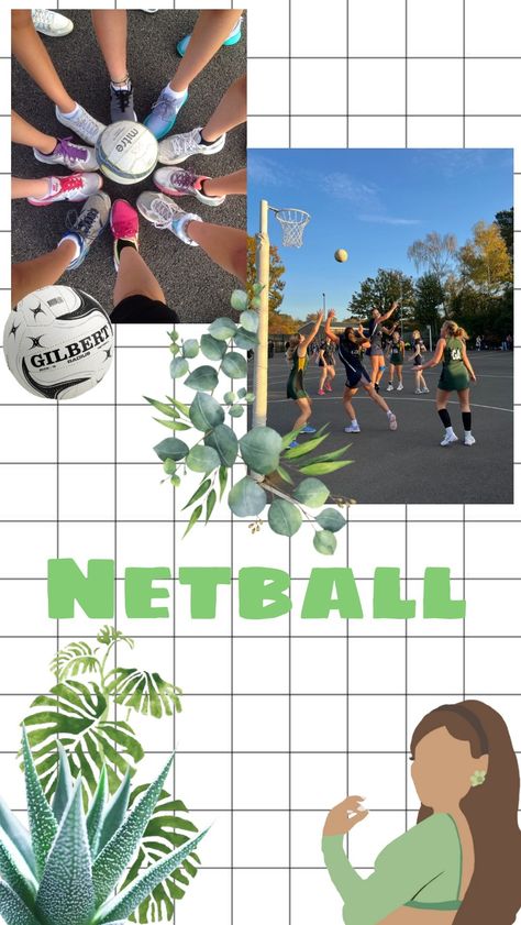 Netball Wallpaper, Designed Background, Netball, Phone Wallpaper, Basketball, Custom Design, Collage, Sports, Quick Saves