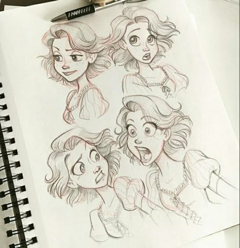 Rapunzel Expressions, Cartoon Rapunzel, Brianna Garcia, Disney Art Style, Face Cartoon, Rapunzel Disney, Drawing Cartoon Faces, Disney Sketches, Drawing Expressions